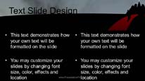 Animated Dark City 2 Widescreen PowerPoint Template text slide design